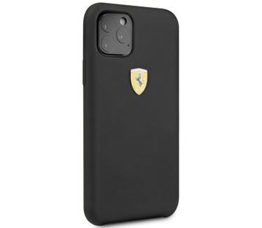 Ferrari SF Silicone Case - Apple iPhone 11 Pro (5.8") - Zwart  Zwart
