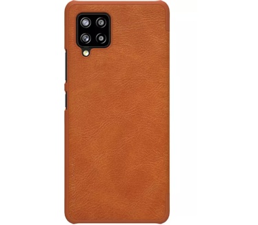 Nillkin Qin PU Leather Book Case - Samsung Galaxy A42 Bruin