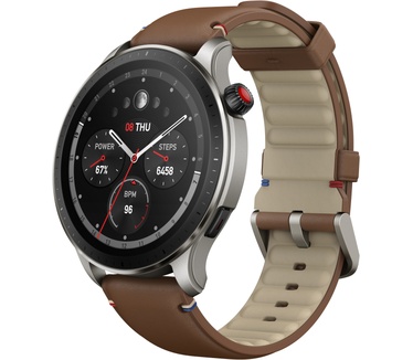 Amazfit GTR 4 Zilver (Bruin)