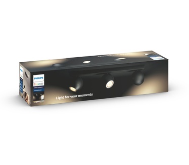 Philips Hue Buckram Spotlamp Zwart (3-spot)