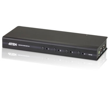 Aten CS74D. Aansluiting toetsenbord: USB, Aansluiting muis: USB, Aansluiting video: DVI-D. Maximum resolutie: 1920 x 1200 Pixels. Kleur van het product: Zwart. Typisch stroomverbruik: 5,3W. Breedte: 7,54 cm, Diepte: 19,8 cm, Hoogte: 2,28 cm