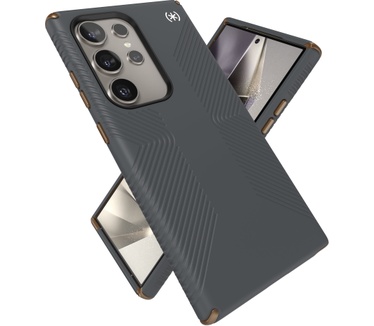 Speck Presidio2 Grip Samsung Galaxy S24 Ultra Charcoal Grey - with Microban