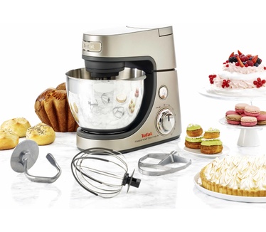 Tefal Keukenmachine Masterchef Chef Diecast Premium Zilver QB602H