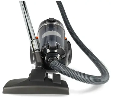 Nedis Zakloze Stofzuiger | Zakloos | 700 W | Stof capaciteit: 3.0 l | Combi-Borstel | Actieradius: 8.50 m | HEPA-luchtfilter | Antraciet / Oranje / Zwart