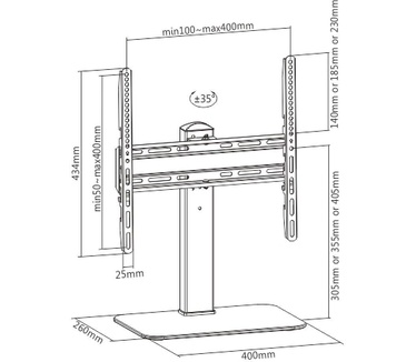 Allteq Tv standaard -