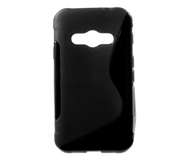 qMust S-Style TPU Case Samsung Galaxy Xcover 3 - zacht rubberen hoes - zwart