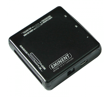 Eminent 61-in-1 Kaartlezer met USB-Hub