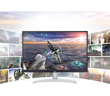 LG 27UP650-W Zwart