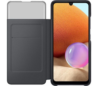 Samsung Galaxy A32 4G S View Wallet Cover - Zwart EF-EA325PB Zwart
