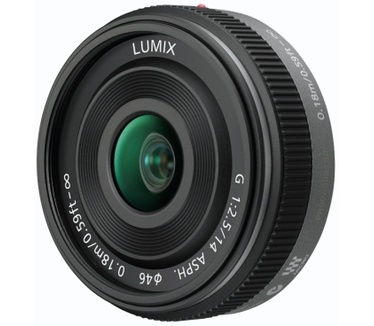 Panasonic Lumix G DMC-GF3 + 14mm pancake Zwart