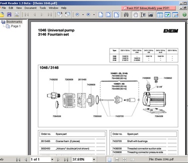 Foxit PDF Reader 1.3 betea screenshot