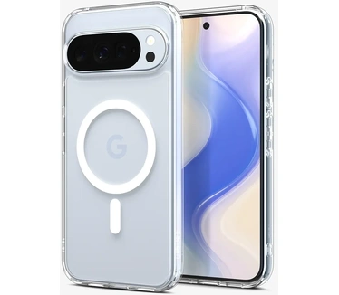 Spigen Ultra Hybrid Metal Ring (MagFit) Google Pixel 10 Pro XL Transparant