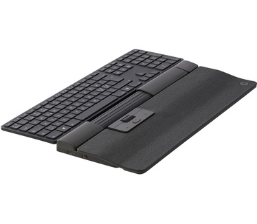 Contour Design SliderMouse Pro draadloos met Regular polssteun in stof Donkergrijs