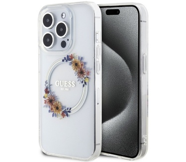 Guess Glossy Ring Back Case - Apple iPhone 14 Pro Max (6.7") Clear Transparant