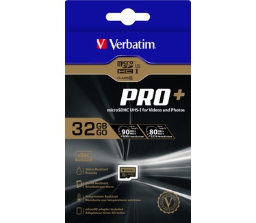 Verbatim Pro+ Micro SDHC 32GB