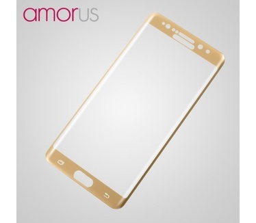 Amorus Full Cover Glass Samsung Galaxy Note 7 Protector - Curved Edges - Gold