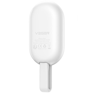 VEGER powerbank 1200 mAh for watch compatible with Apple Watch Pomme (W0102) white