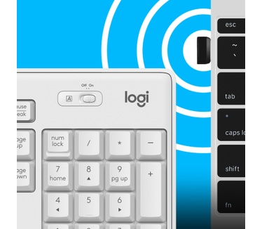 Logitech MK295 Silent Wireless Combo (Qwertz CH) Wit