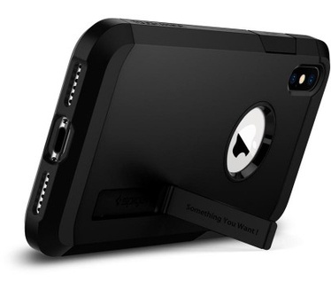Spigen iPhone Xs Case Tough Armor (iPhone XS) Zwart