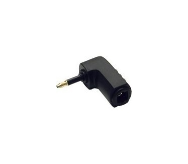 CablesToGo Velocity Right Angle Adapter - Toslink to Mini Plug