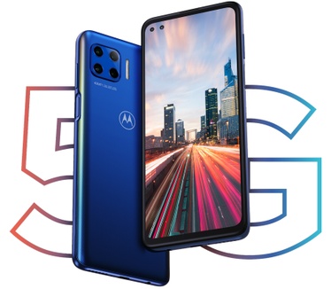 Motorola Moto G 5G Plus (4GB intern, 64GB opslag) Blauw