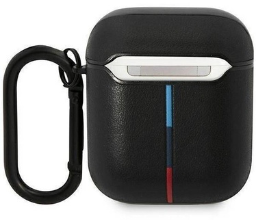 BMW M-Line Curved Line Case voor Apple Airpods 1 & 2 - Zwart