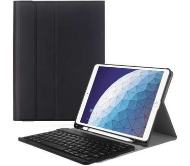 qMust iPad Air Slimline Bluetooth Keyboard met Pen Slot zwart