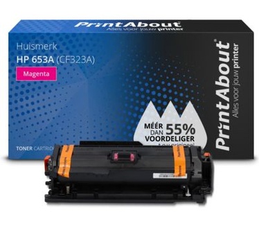 PrintAbout Huismerk HP 653A (CF323A) Toner Magenta