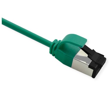 Roline U/FTP patchkabel Cat.8 (Klasse I), dun, LSOH, soepel draad, groen, 0.15 m