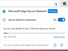 Microsoft Edge Secure Network