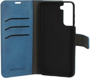 Mobiparts Classic Wallet Case Samsung Galaxy S21 Steel Blue