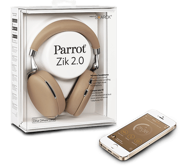 Parrot ZIK 2.0 by Philippe Starck Bluetooth on-ear Koptelefoon bruin (Aluminium, Bruin)