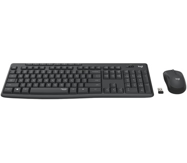 Logitech MK295 Silent Wireless Combo (Qwertz CH) Zwart