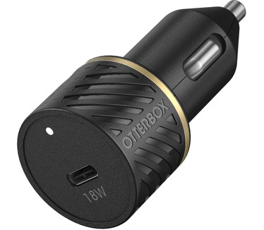 Otterbox Car Charger Bundle USB C 18W USB-PD + USB C-C Cable 1M, zwart
