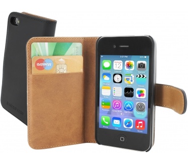Mobiparts Premium Wallet Case Apple iPhone 4/4S Black
