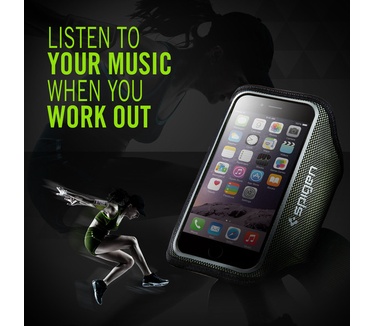 Spigen Apple iPhone 6 Sport Armband Groen