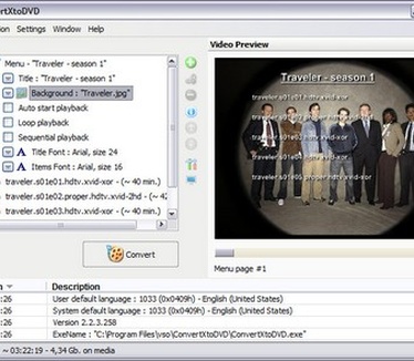 ConvertXtoDVD 2.2.3 screenshot (resized)
