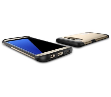 Spigen Slim Armor Samsung Galaxy S7 edge Case - Gold