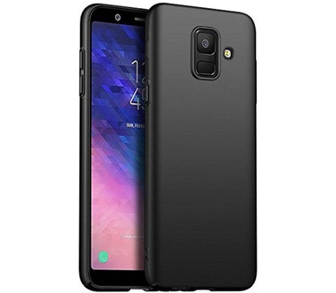 Samsung Galaxy J6 2018 siliconen (gel) achterkant hoesje - Zwart (Galaxy J6 2018) Zwart