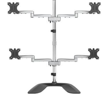 Startech.com Quad-Monitor Stand - Articulating - Steel & Aluminum