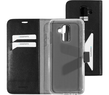 Mobiparts Classic Wallet Case Samsung Galaxy A6 Plus (2018) Black