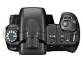 Sony DSLR-a200 bovenkant