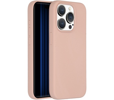 Accezz Liquid Silicone Backcover met MagSafe iPhone 15 Pro - Roze