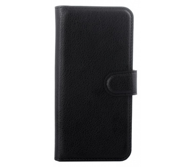 Kees Lederlook Portemonnee Hoesje HTC One M9 - Zwart