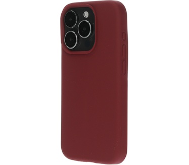 Mobiparts Silicone Cover Apple iPhone 15 Pro Plum Red