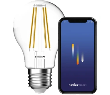 Nordlux 2070082700 Gloeilamp-lamp Energielabel E (A - G) E27 Peer Besturing via App, Dimbaar 1 stuk(s)