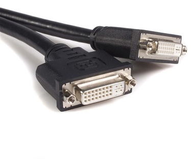 Startech.com 20 cm LFH-59 Mannelijk naar Twee Vrouwelijk DVI-I DMS-59 Kabel