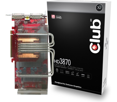 Club 3D Radeon HD 3870 Passive Heatpipe