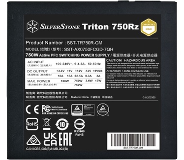 Silverstone Triton 750Rz