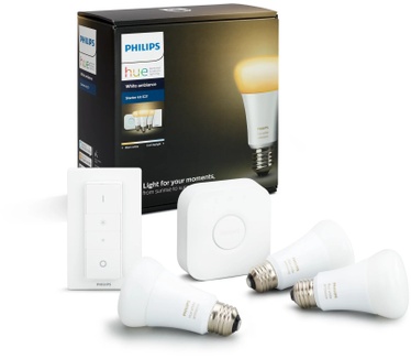 Philips Hue White Ambiance Starterkit E27 v2 - 3 lampen